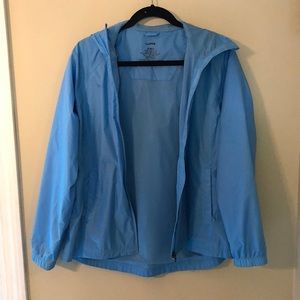 L.L. Bean Light Blue Raincoat